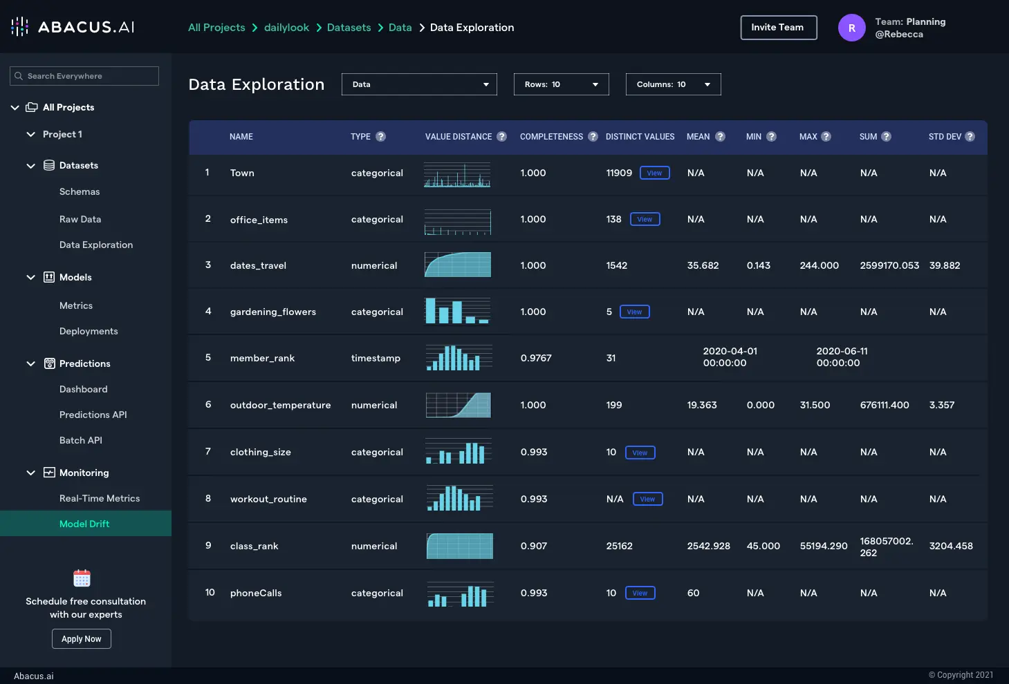 DATA EXPLORATION